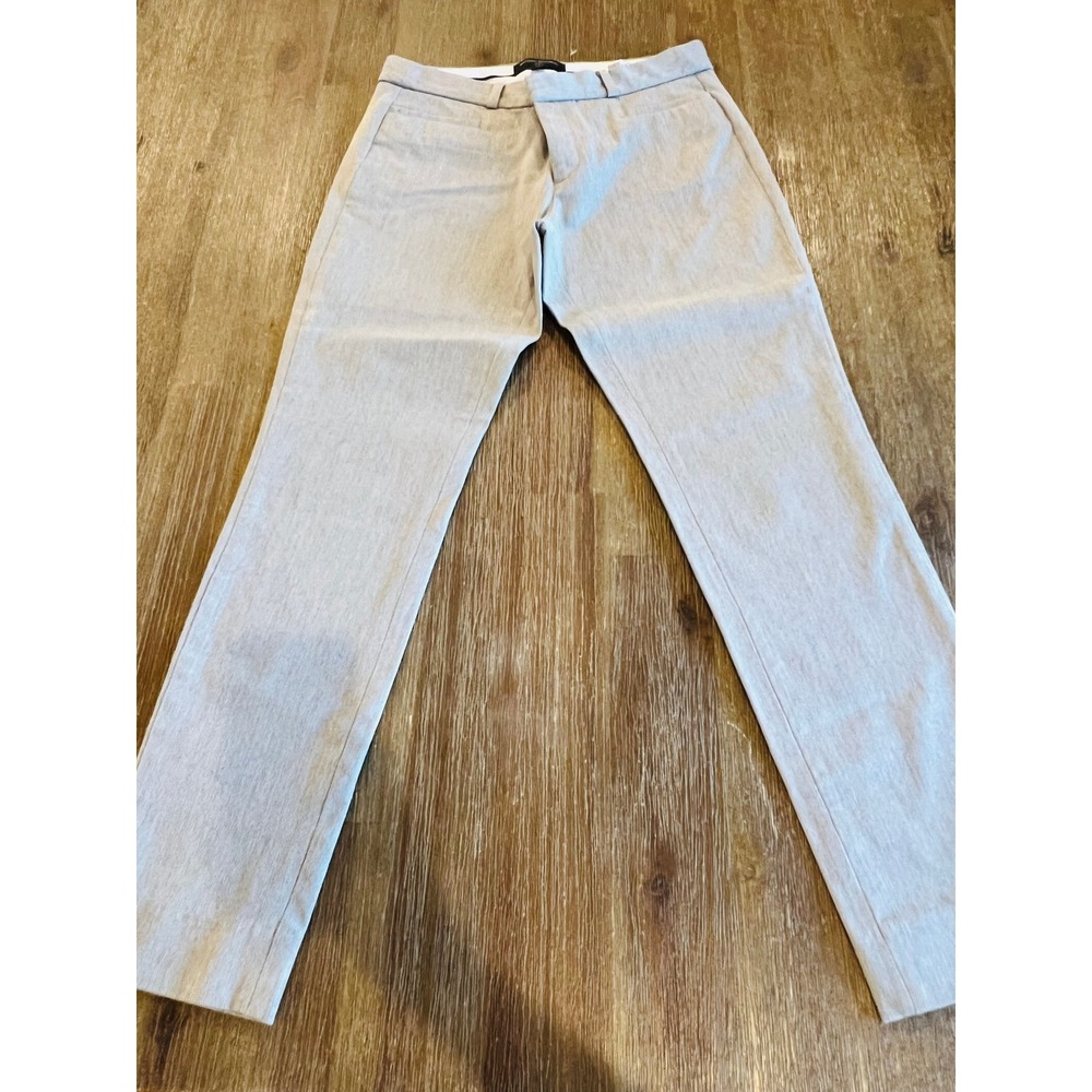 Banana Republic Sloan Light Gray Slim Fit Dress Pants Womens Size 4 Workwear